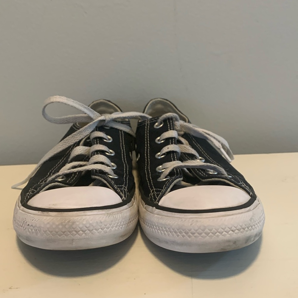 Kids black converse sneakers